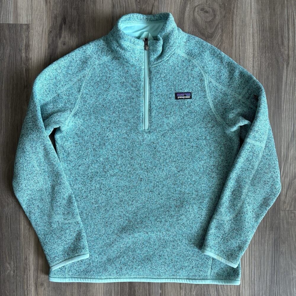 Patagonia Better Sweater Women's Size XS 1/4 Zip Pullover Jacket 25616 Blue